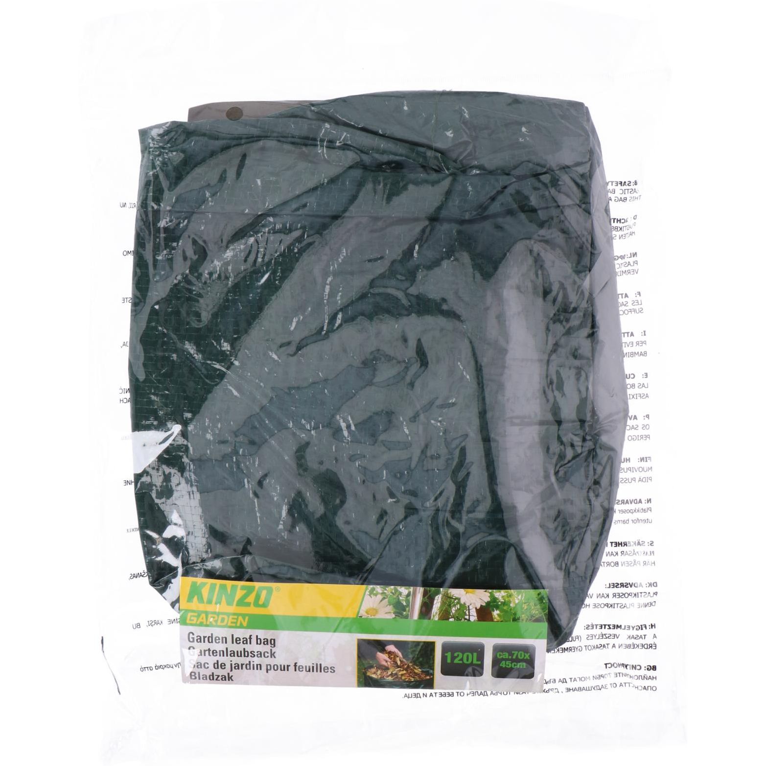 Мешок-сумка для листьев Kinzo Garden 120 л 70х45 см - фото 2