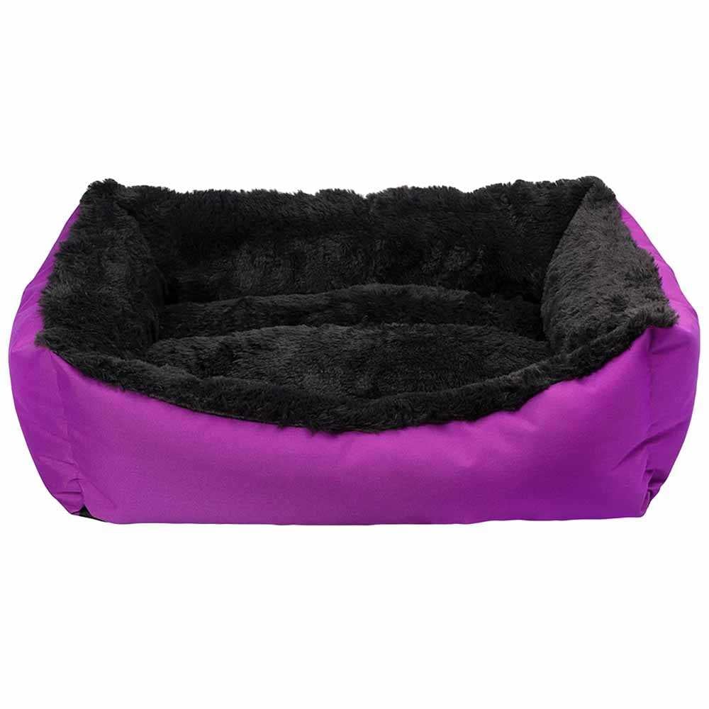 Лежак для животных Milord Jellybean, прямоугольный, фиолетовый с черным, размер M (VR03//0984) - фото 1