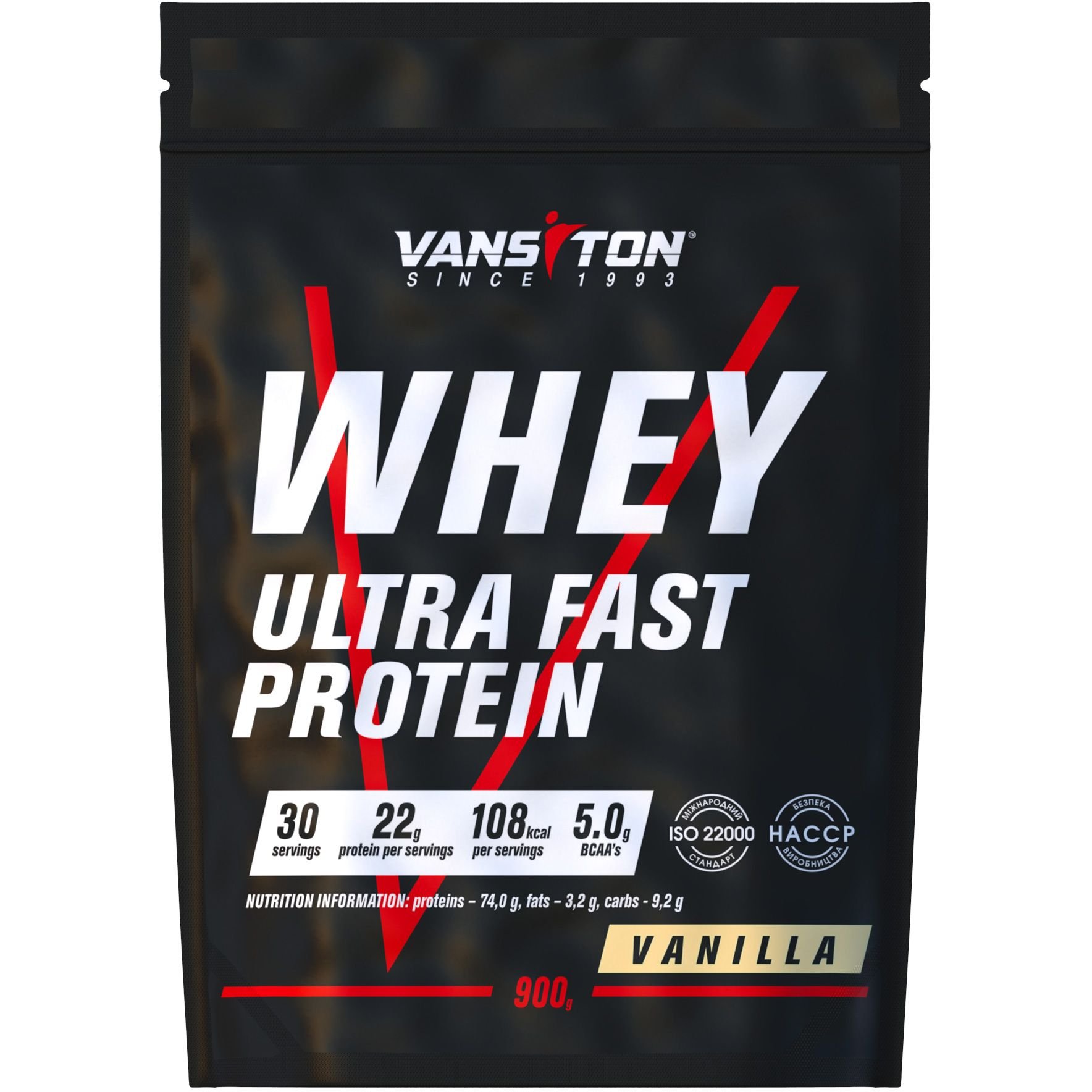 Протеїн Vansiton Ultra Pro Vanilla 900 г - фото 1
