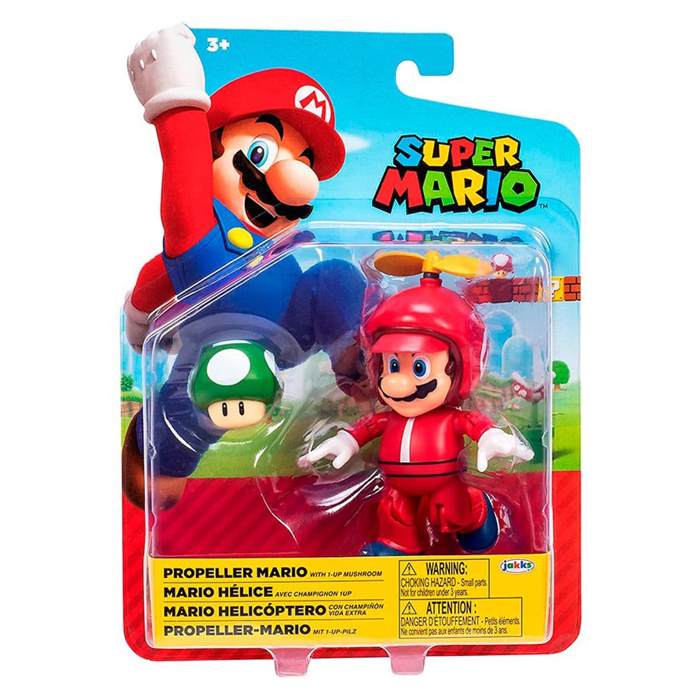 Ігрова фігурка Super Mario Пропелер Маріо, з артикуляцією, 10 см (40827i) - фото 8