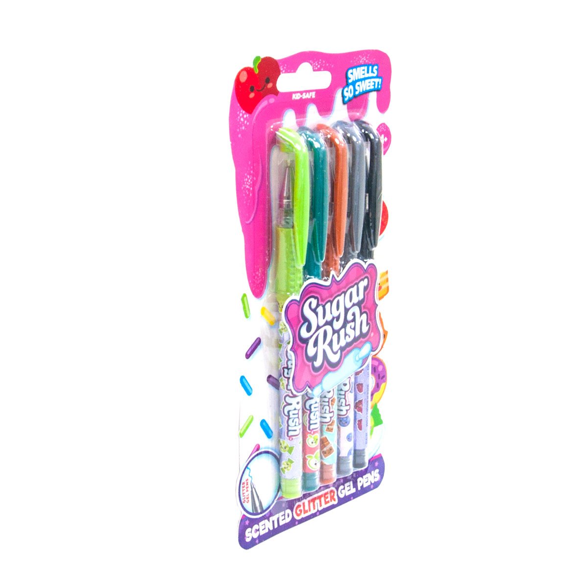 Набір ароматних гелевих ручок Scentos Sugar Rush Яскравий блиск, 5 кольорів (41343) - фото 2
