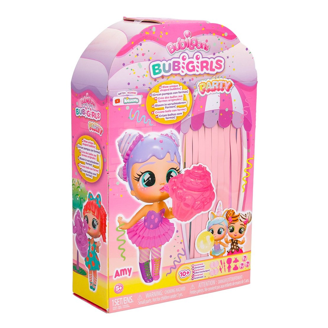 Игровой набор с куклой Bubiloons Малышка Баби Эми, 18,5 см (906198IM) - фото 10