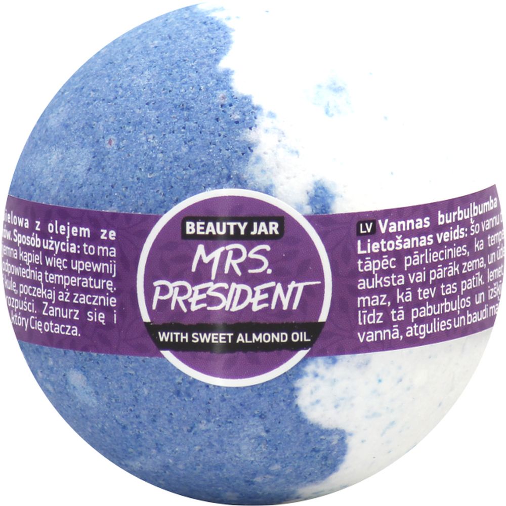 Бомбочка для ванни Beauty Jar Mrs. President 150 г - фото 1