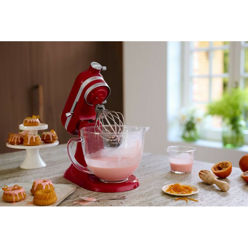 Планетарный миксер KitchenAid Artisan Mini 3.3 л красный (5KSM3311XEER) - фото 7