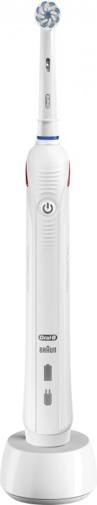 Електрична зубна щітка Oral-B Pro2 Sensi Ultrathin White - фото 3