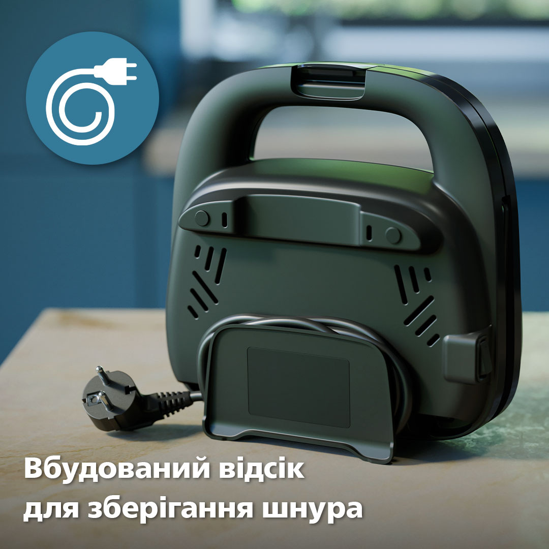 Бутербродница-мультимейкер Philips Series 5000 (HD2350/80) - фото 12