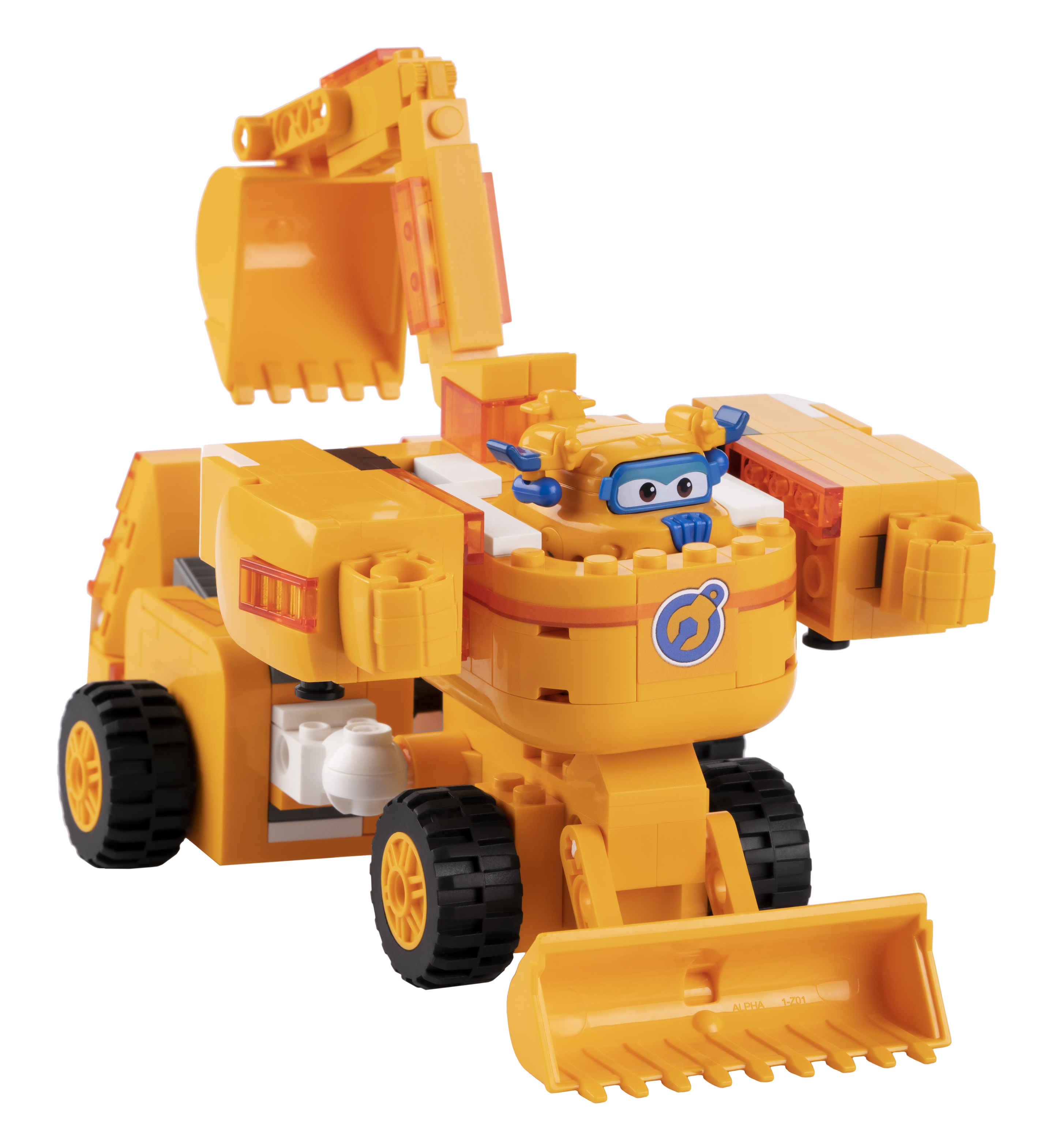 Конструктор-трансформер Super Wings Small Blocks 2-in-1 Buildable Transforming Vehicle Donnie, Донні, 265 деталей (EU385007) - фото 3