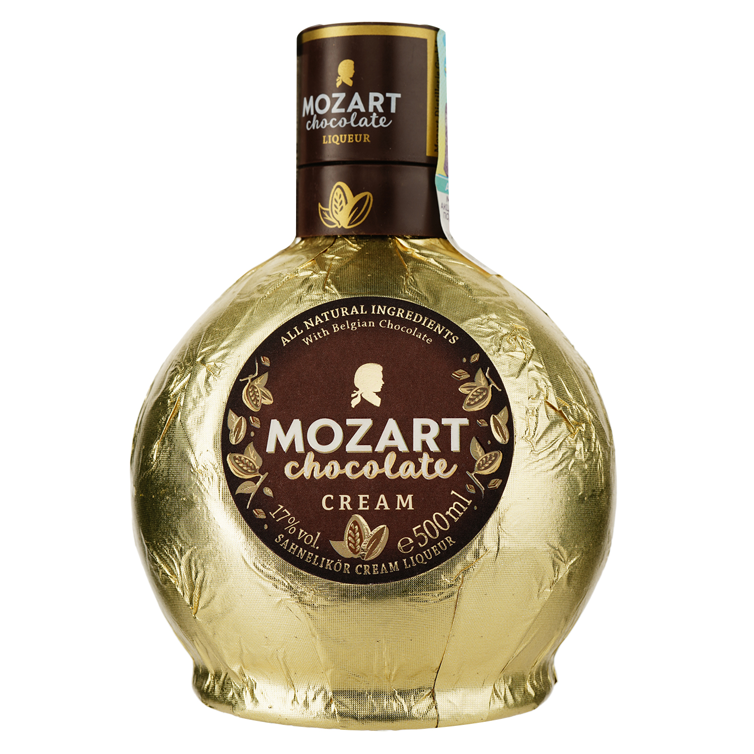 Ликер Mozart Chocolate Cream Gold, 17%, 0,5 л (431296) - фото 1