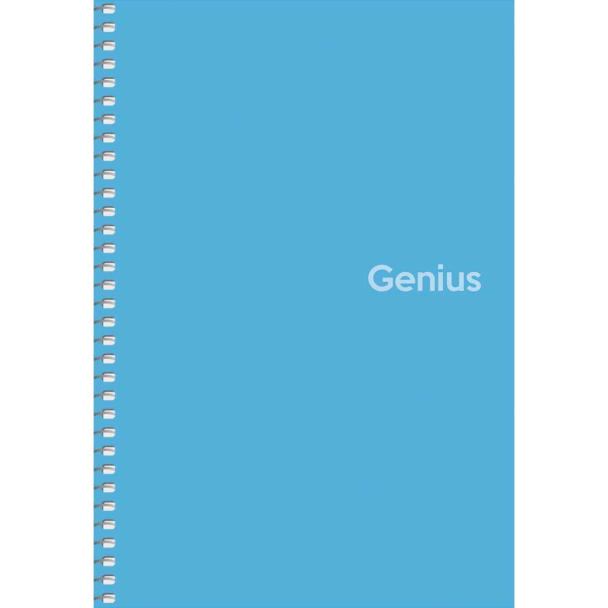 Зошит для записів Genius А5, в клітинку, спіраль, 80 л., блакитний (A5-080-6806K) - фото 1