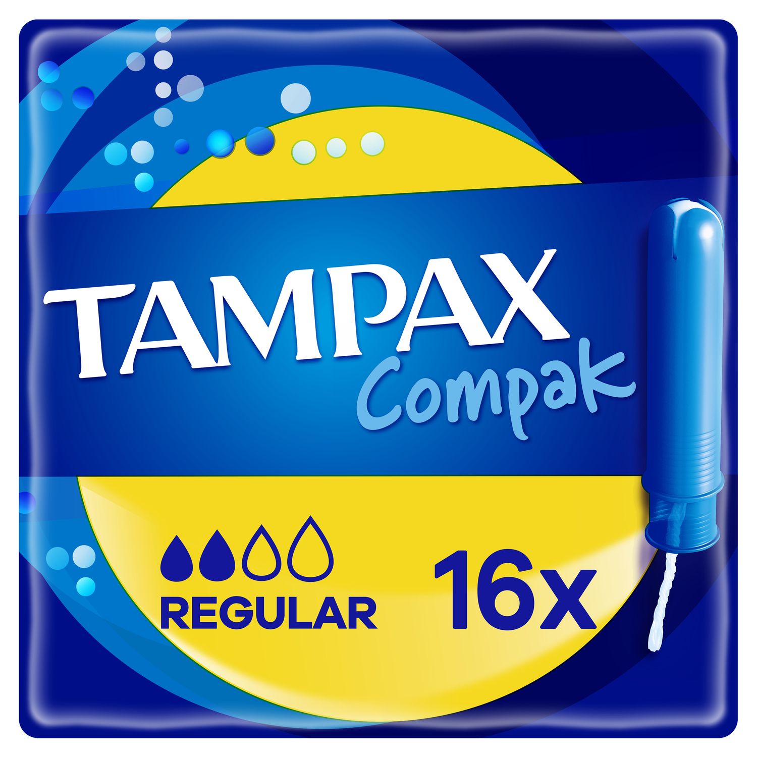 Тампоны Tampax Compak Regular с аппликатором 16 шт. - фото 1