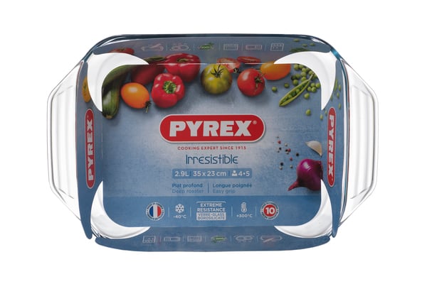 Форма Pyrex Irresistible, 35х23х6 см, 2,9 л (408B000/7646) - фото 6