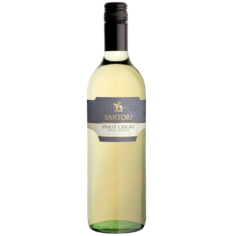 Вино Sartori Pinot Grigio DOC, белое, сухое, 12%, 0,75 л - фото 1