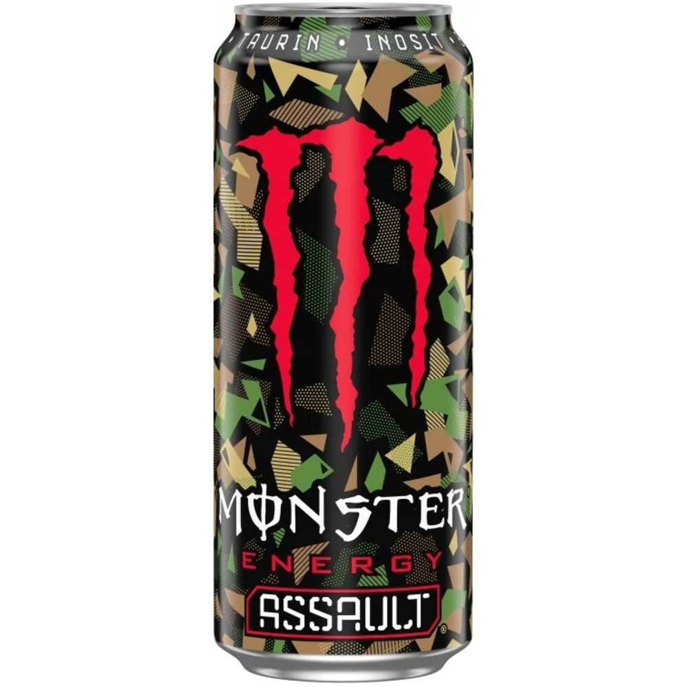 Энергетический безалкогольный напиток Monster Energy Assault 500 мл - фото 1