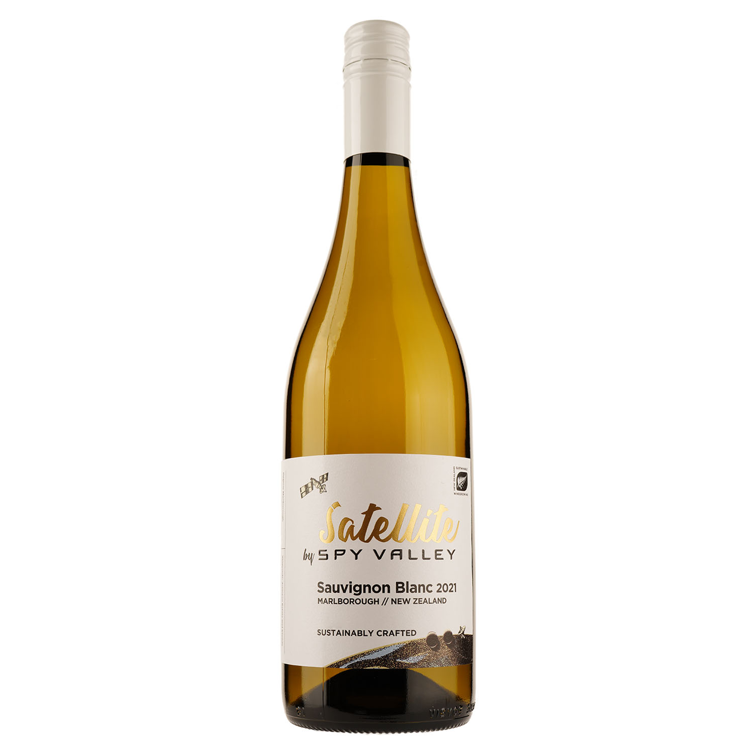 Вино Spy Valley Satellite Sauvignon Blanc, біле, сухе, 12%, 0,75 л (6371) - фото 1