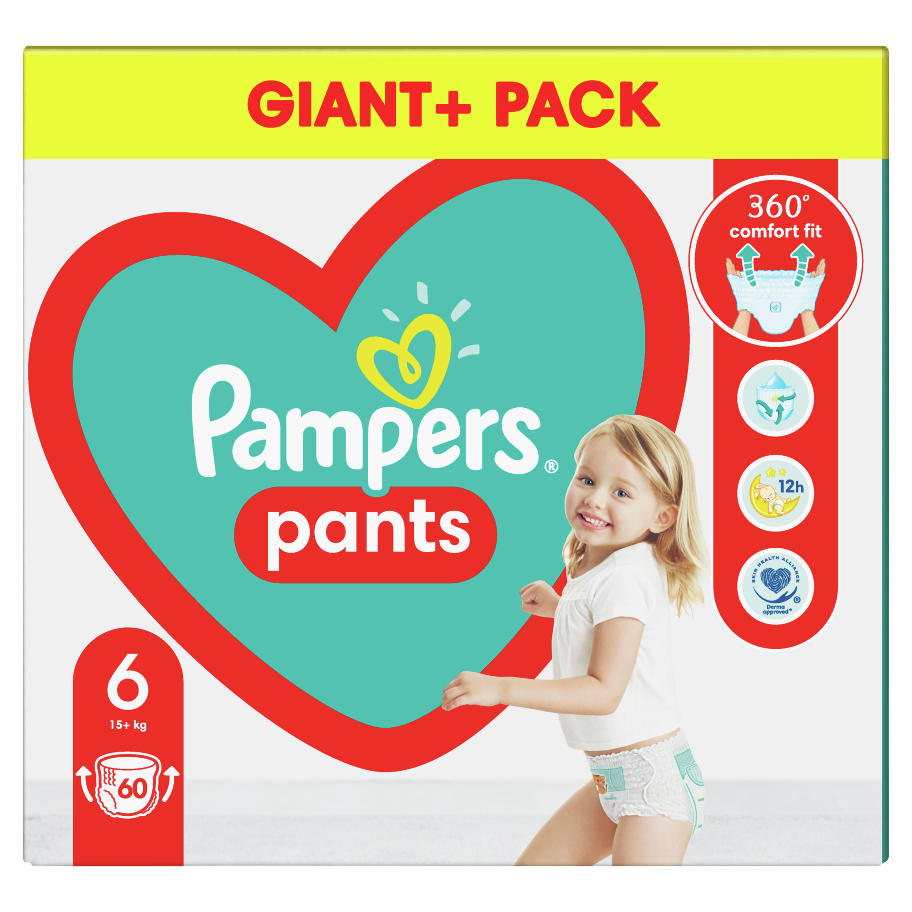 Подгузники-трусики Pampers Pants 6 (15+ кг), 60 шт. - фото 2