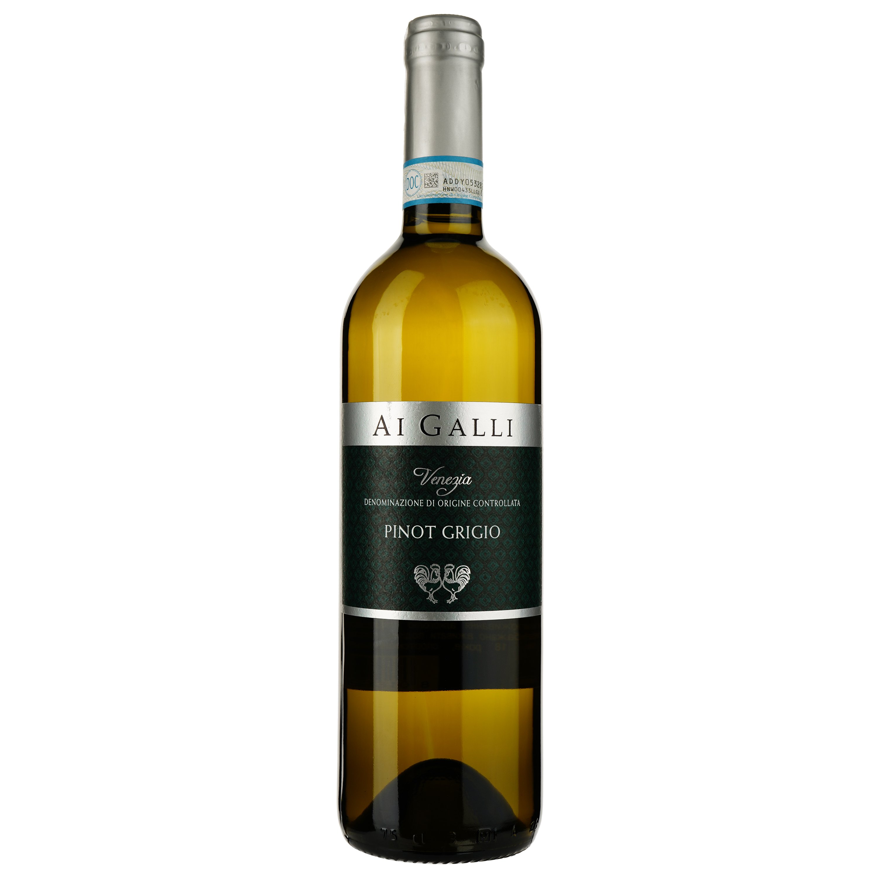 Вино Ai Galli Pinot Grigio DOC Venezia белое сухое 0.75 л - фото 1
