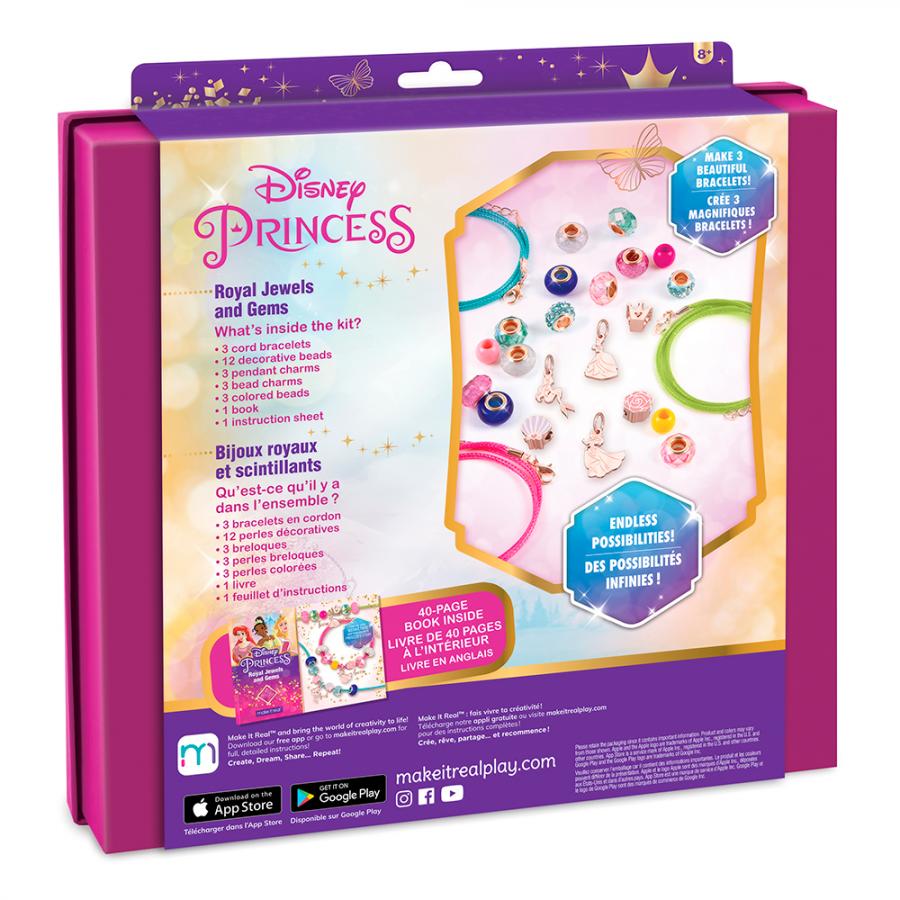 Набір для створення шарм-браслетів Make it Real Disney Princess Королівські прикраси (MR4210) - фото 4