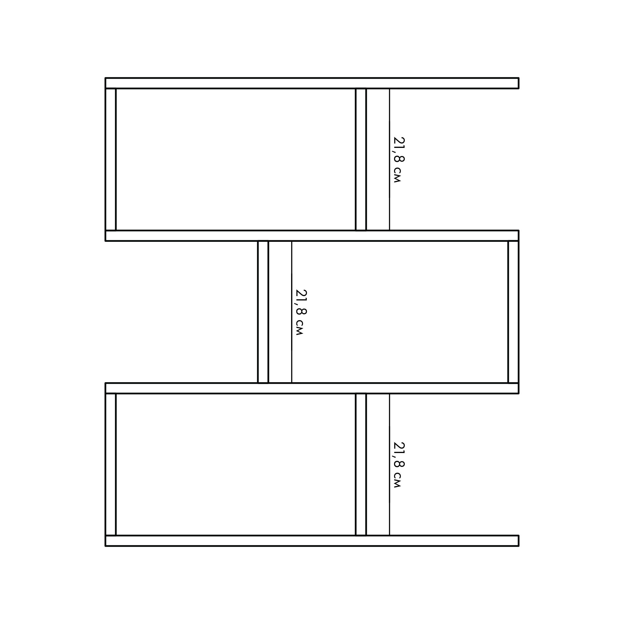 Полка Hopanchuk Furniture Тусон белая (62C1) - фото 6