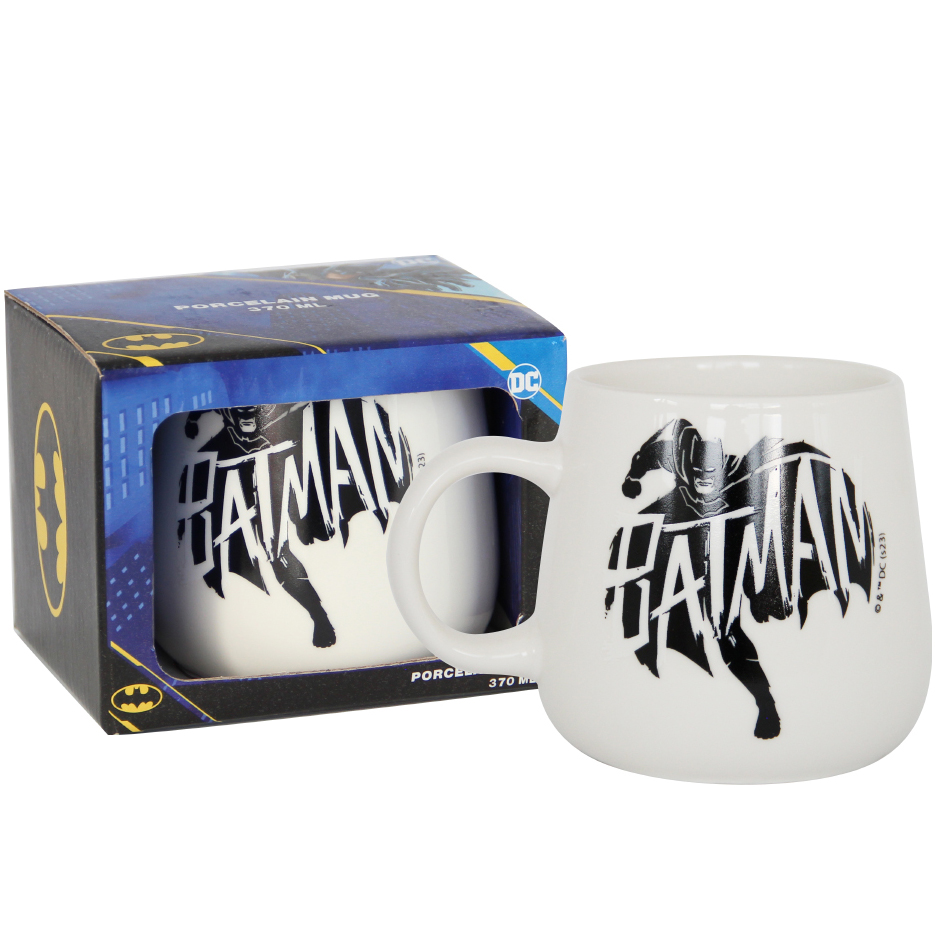 Чашка фарфоровая Warner Bros Бутон Batman 370 мл (76001590) - фото 1
