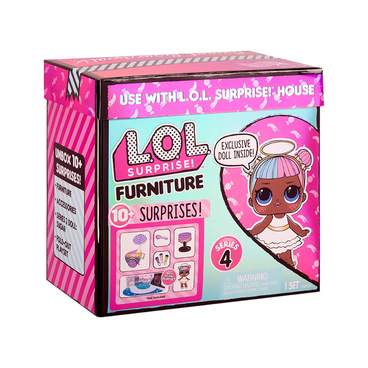 Ігровий набір з лялькою L.O.L. Surprise Furniture Леді-Цукор, з аксесуарами (572626) - фото 8