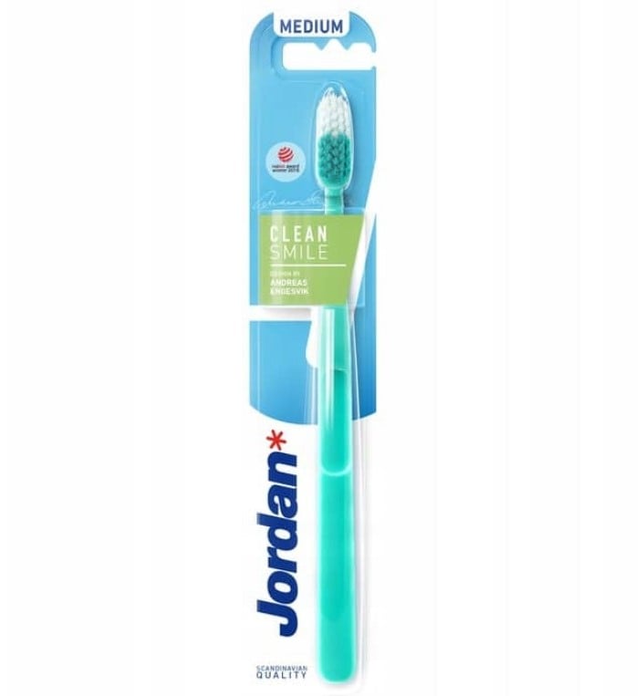 Зубна щітка Jordan Clean Smile, бірюзовий - фото 1