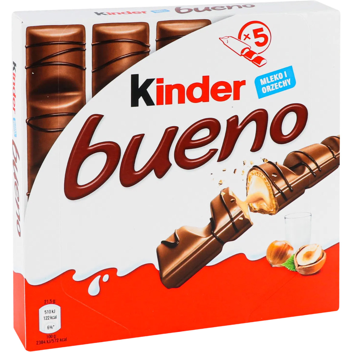 Вафлі Kinder Bueno із молочно–горіховою начинкою (948826) - фото 1