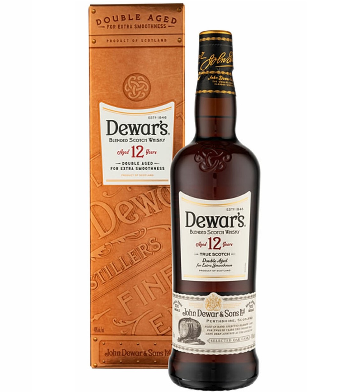 Виски Dewar's Special Reserve 12 yo Blended Scotch Whisky 40%, 0.7 л в коробке - фото 1