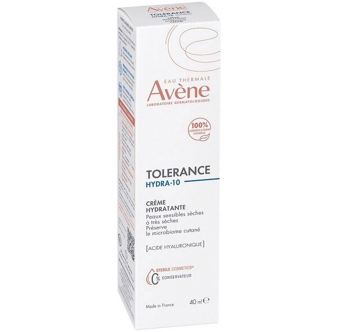 Увлажняющий крем для лица Avene Tolerance Hydra-10, для сухой и нормальной кожи, 40 мл - фото 2