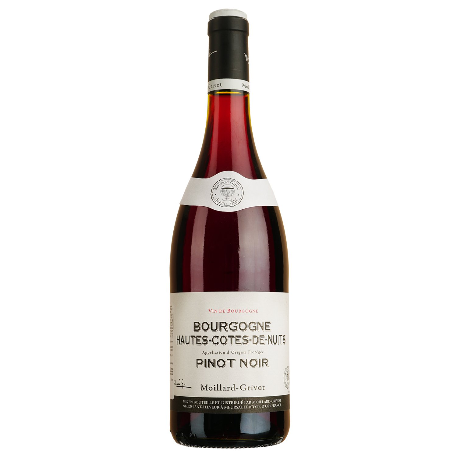 Вино Moillard-Grivot Bourgogne Hautes Cotes De Nuits Pinot Noir, червоне, сухе, 0,75 л - фото 1