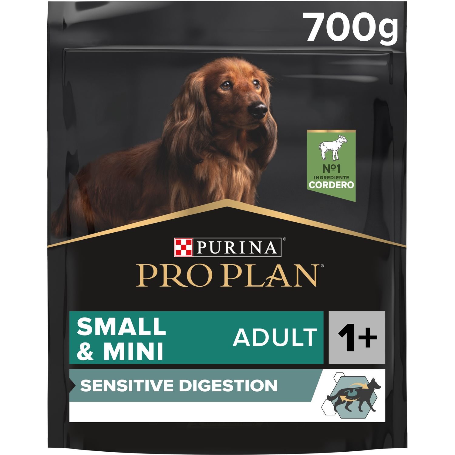 Сухий корм Purina Pro Plan Small&Mini Adult 1+ Sensitive Digestion для дорослих собак дрібних порід з чутливим травленням з ягням 700 г (12377368) - фото 1