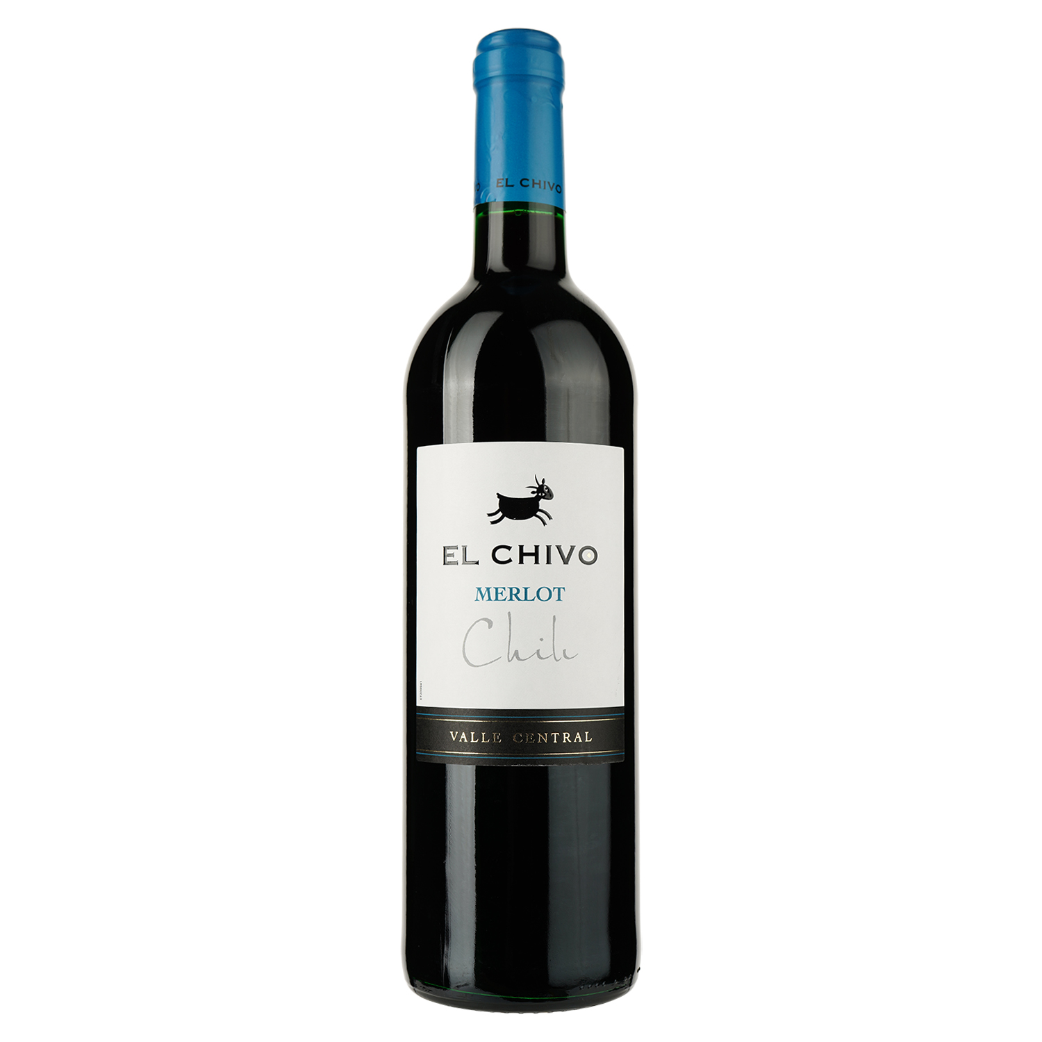 Вино El Chivo Merlot, червоне, сухе, 13%, 0,75 л - фото 1