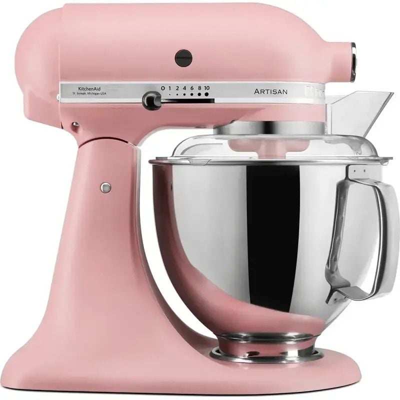 Планетарний міксер KitchenAid Artisan 4.8 л суха троянда (5KSM175PSEDR) - фото 2