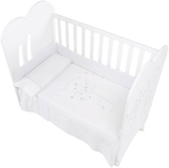 Дитяче ліжечко Micuna Aura White, 120х60 см, білий (AURA WHITE) - фото 3