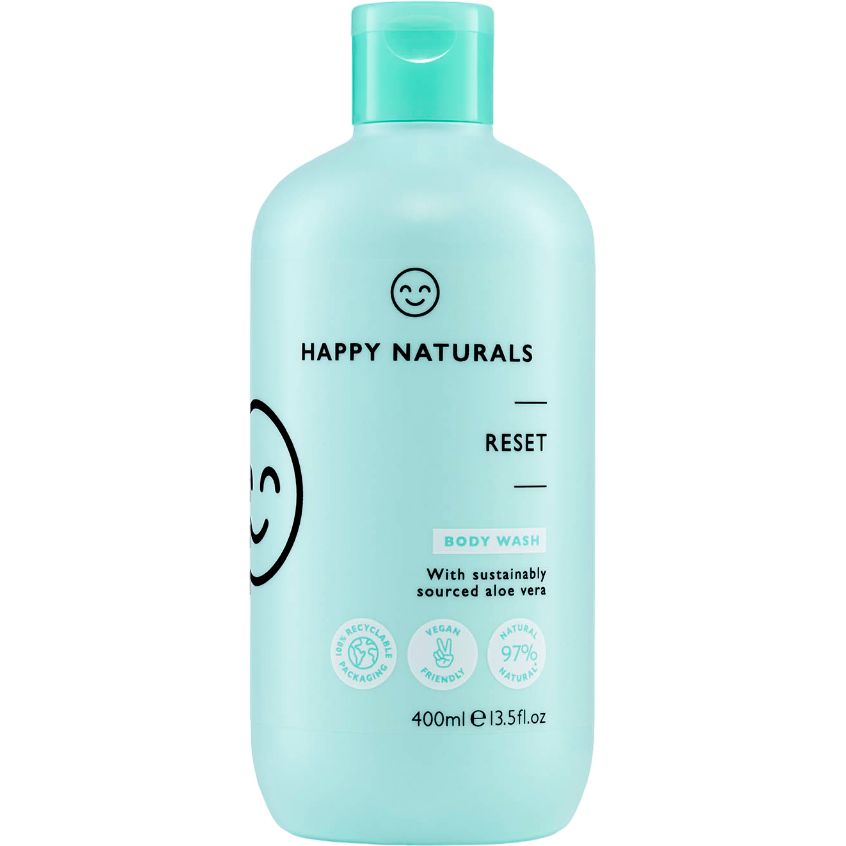 Гель для душу Happy Naturals Reset, 400 мл - фото 1