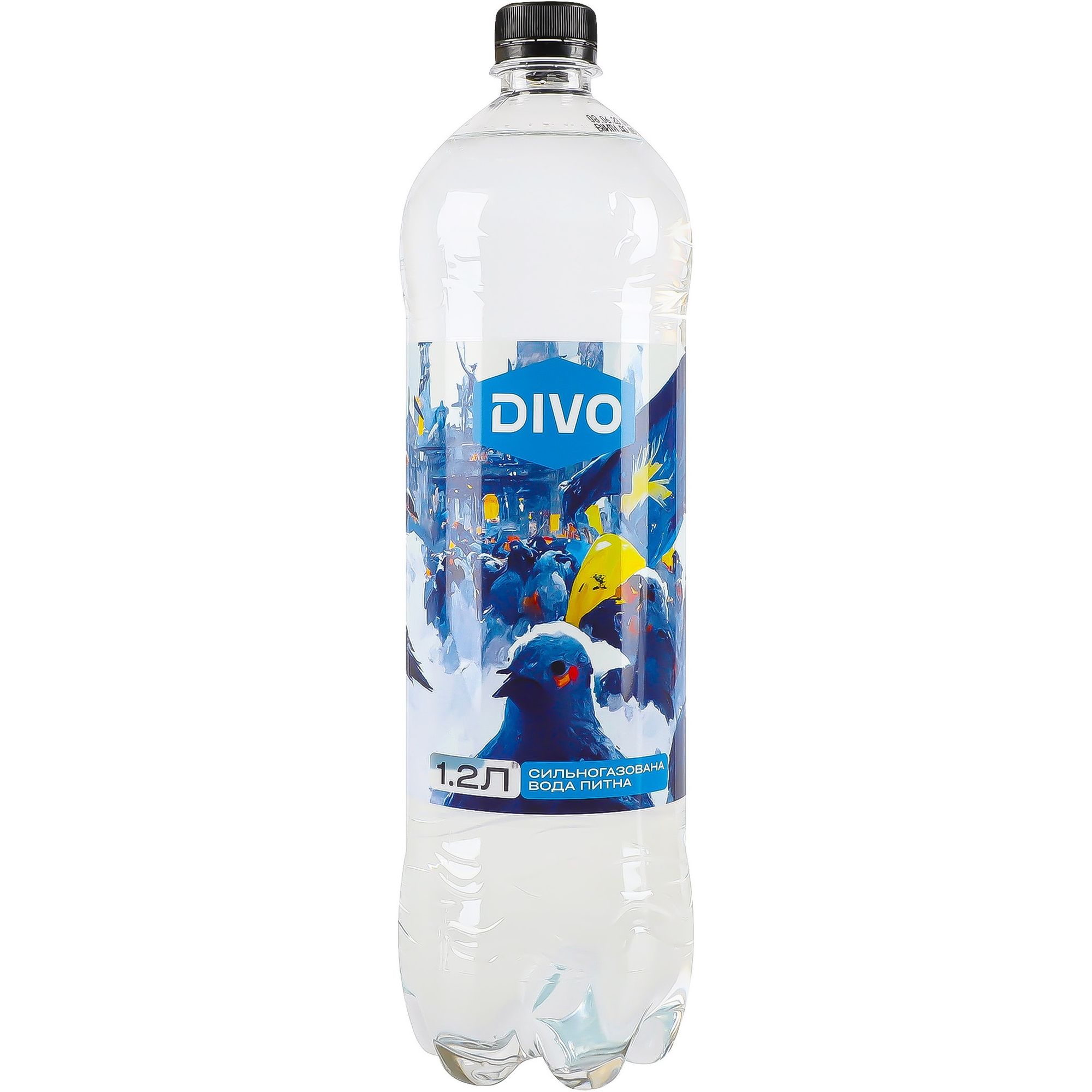 Вода питна Divo Voda сильногазована 1.2 л (806993) - фото 1
