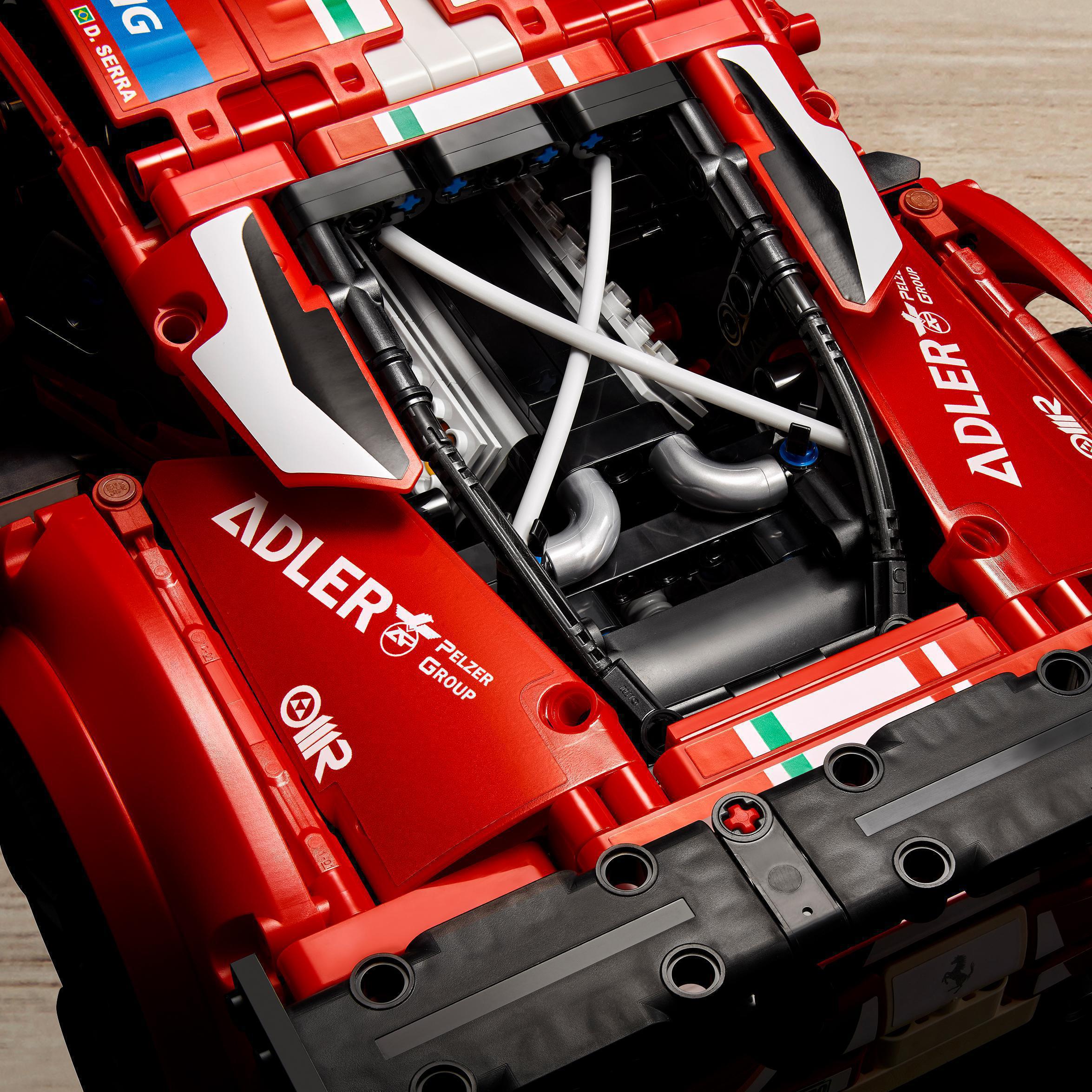 Конструктор LEGO Technic Ferrari 488 GTE AF Corse №51, 1677 деталей (42125) - фото 6