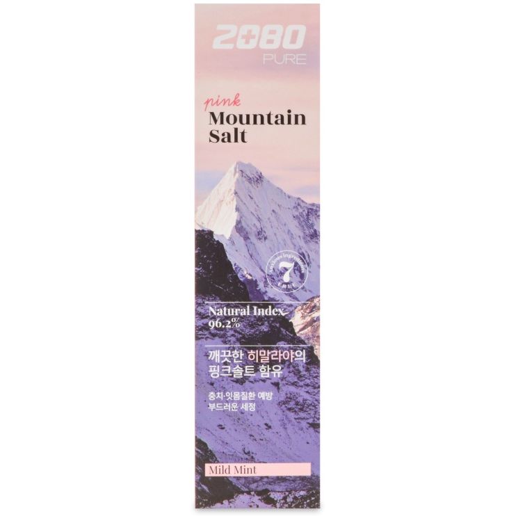 Зубная паста Aekyung 2080 Pink Mountain Salt Гималайская соль 120 г - фото 5