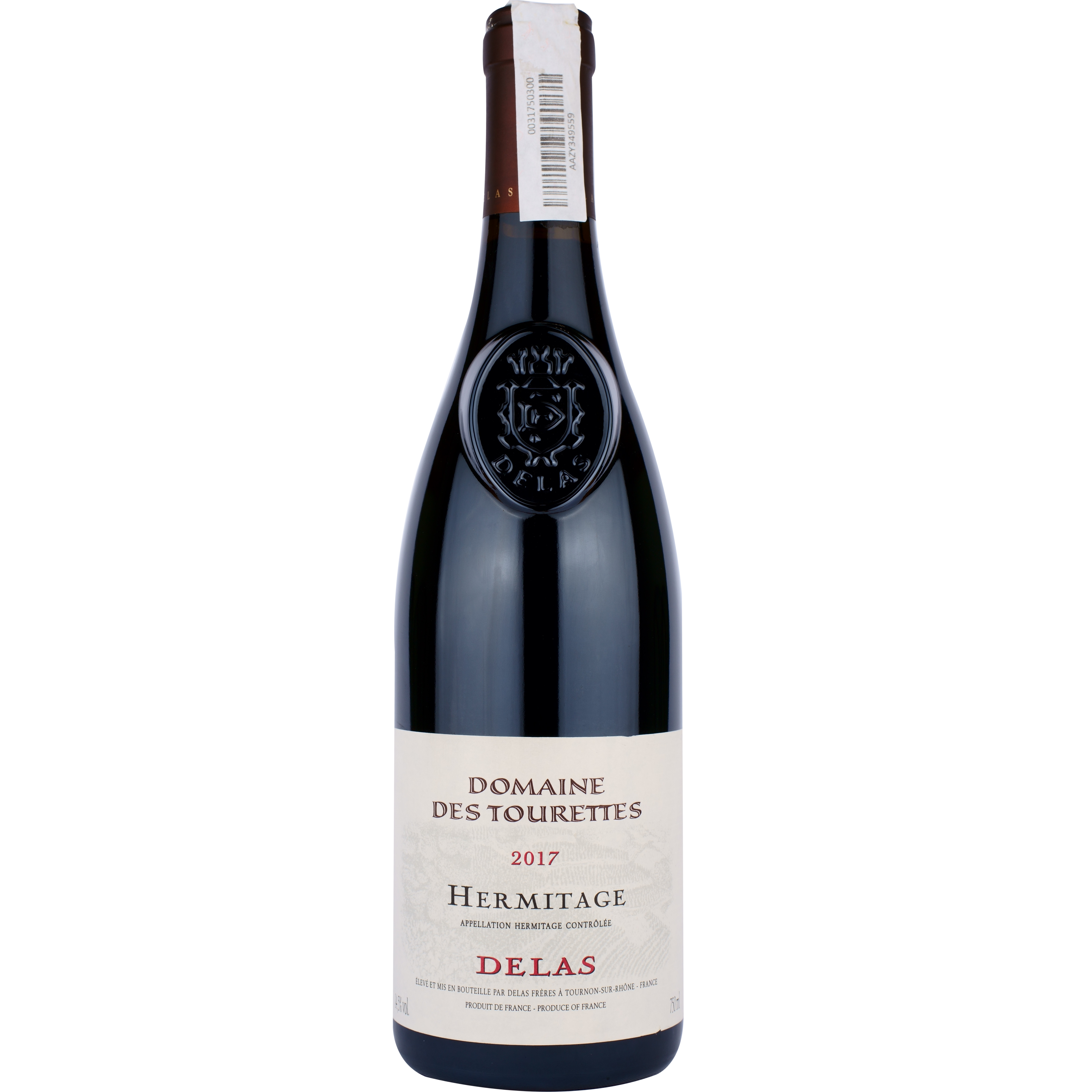 Вино Delas Hermitage Domaine des Tourettes AOC, красное, сухое, 0,75 л - фото 1