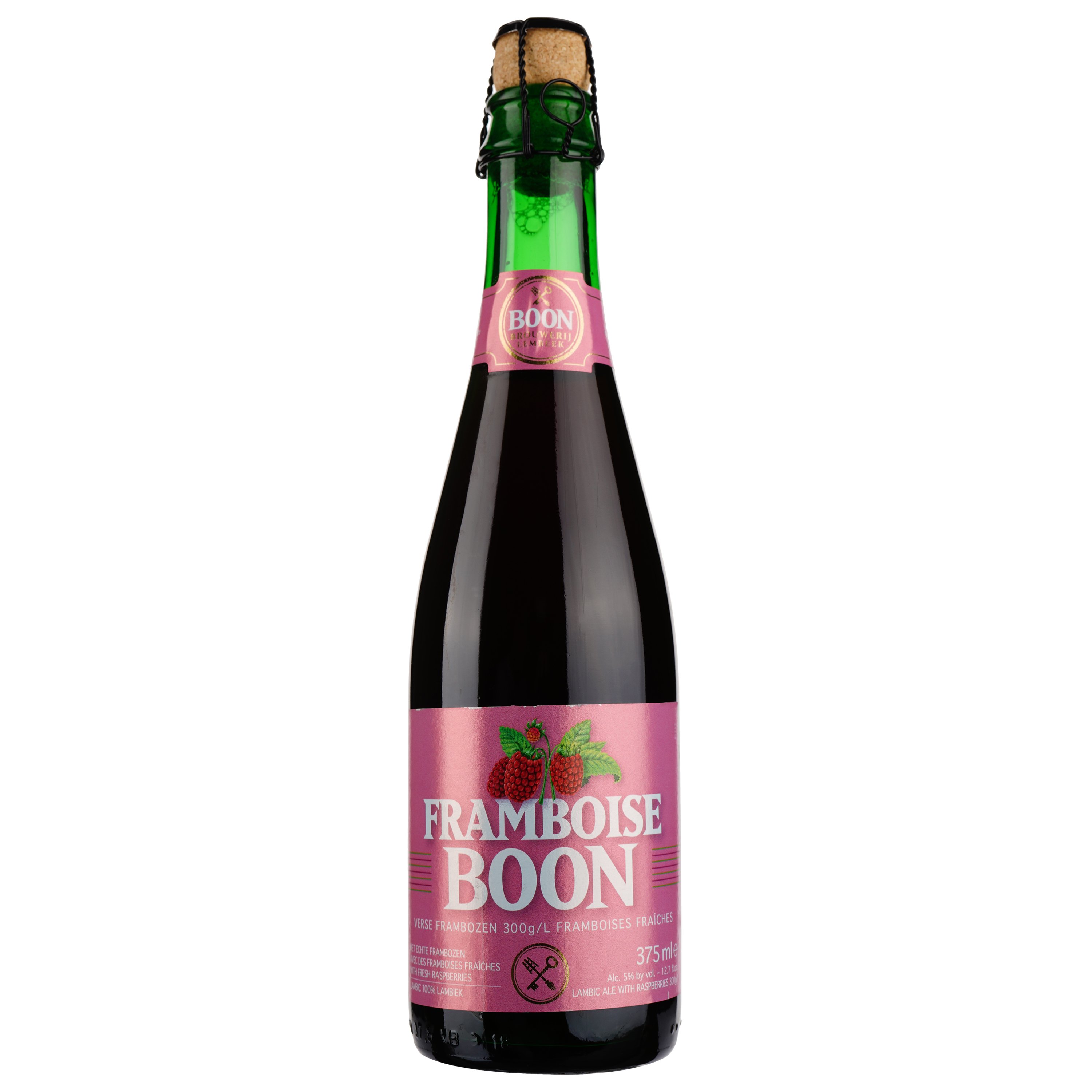 Пиво Brouwerij Boon Framboise Boon, светлое, 5%, 0,375 л - фото 1