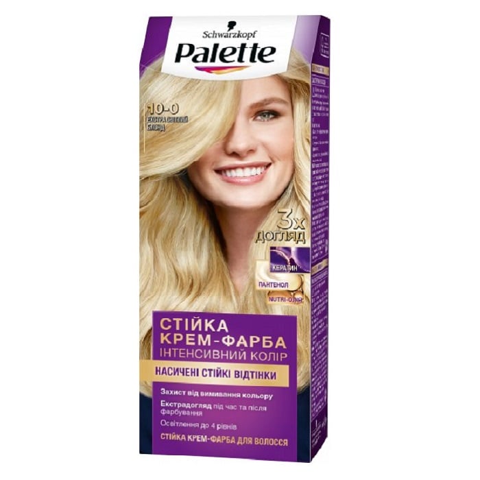 Краска для волос Palette 10-0 Экстра светлый блонд, 110 мл (2639338) - фото 1