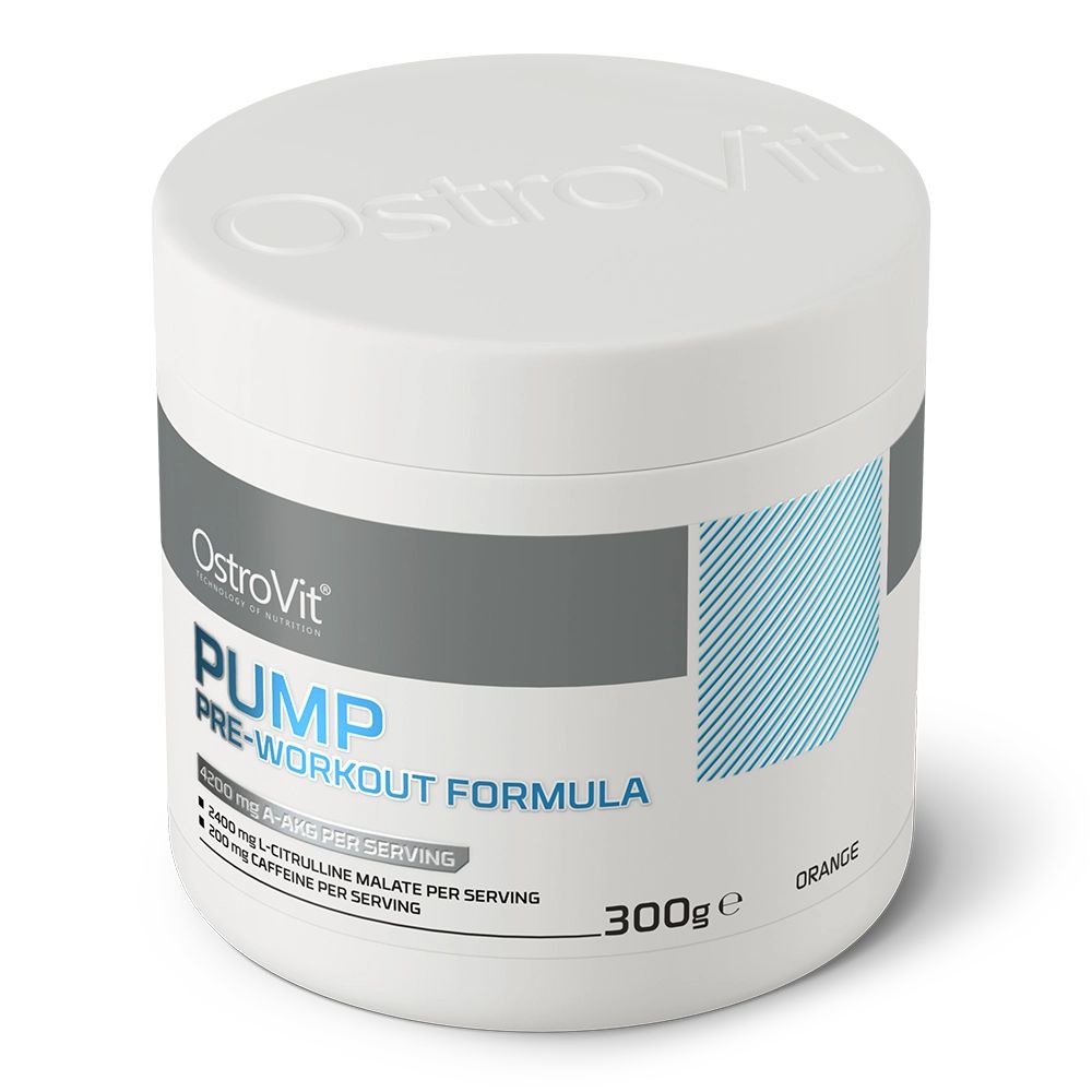 Передтренік OstroVit PUMP Pre-Workout Formula Orange 300 г - фото 2