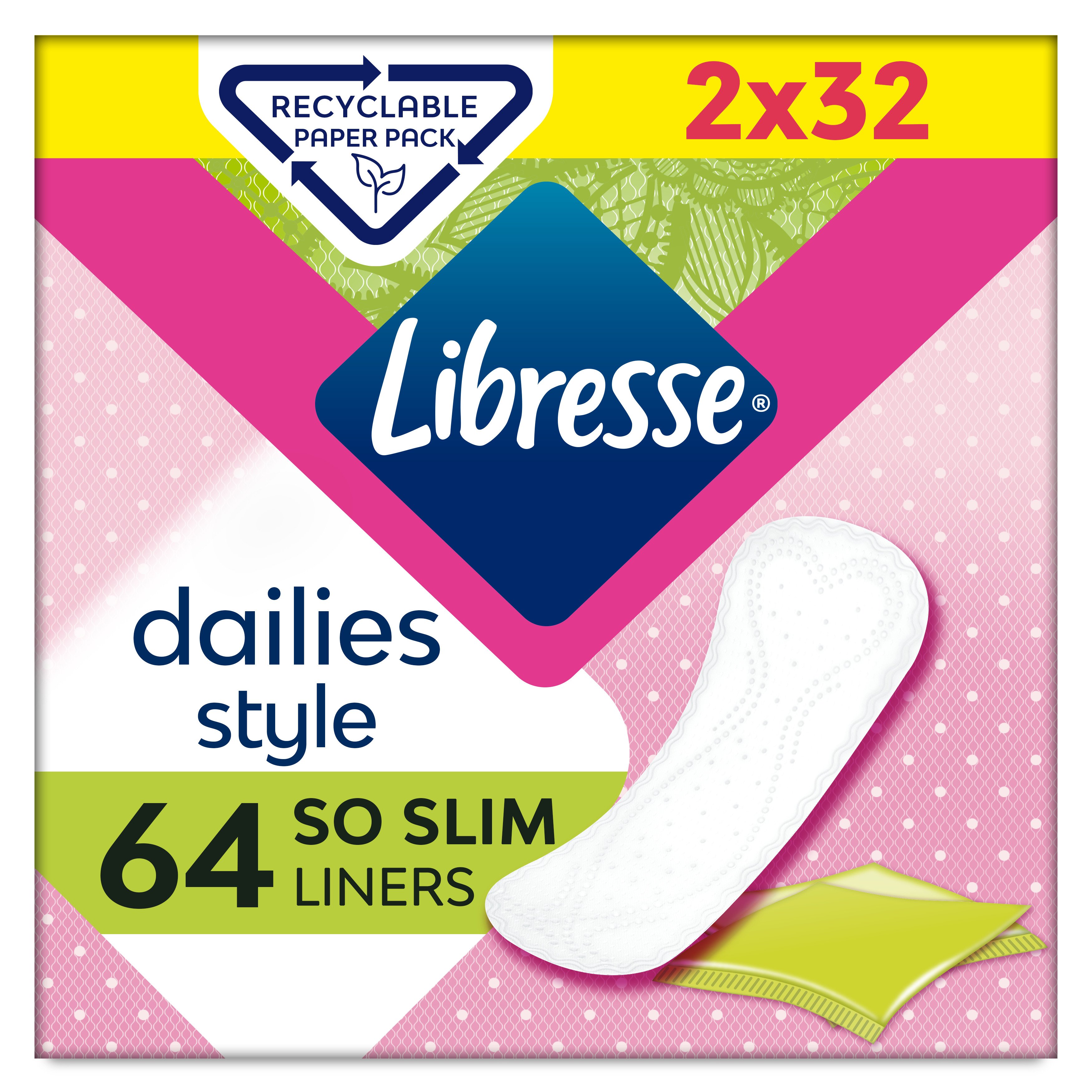 Ежедневные прокладки Libresse Dailies Style Normal ультратонкие 64 шт. - фото 1