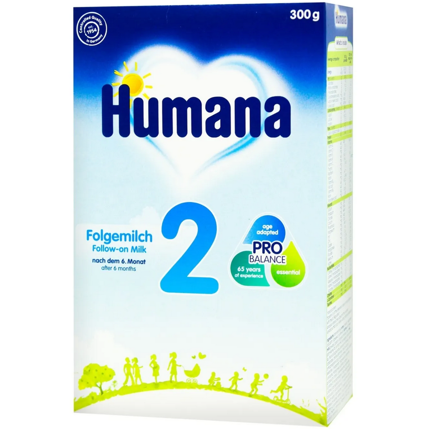 Суха молочна суміш Humana 2 c пребіотиками, 600 г - фото 3