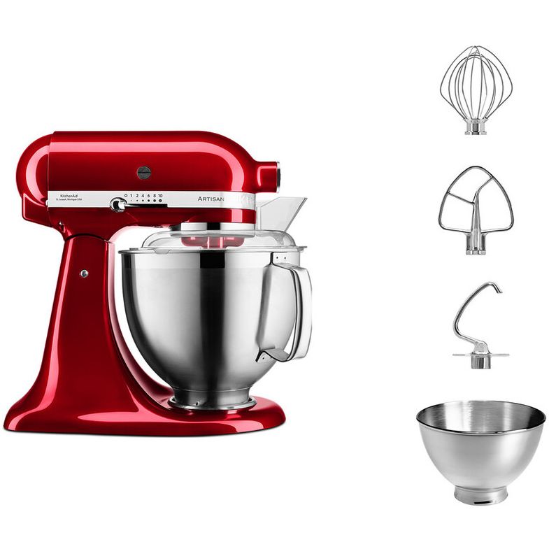 Планетарний міксер KitchenAid Artisan 4.8 л карамельне яблуко (5KSM185PSECA) - фото 3