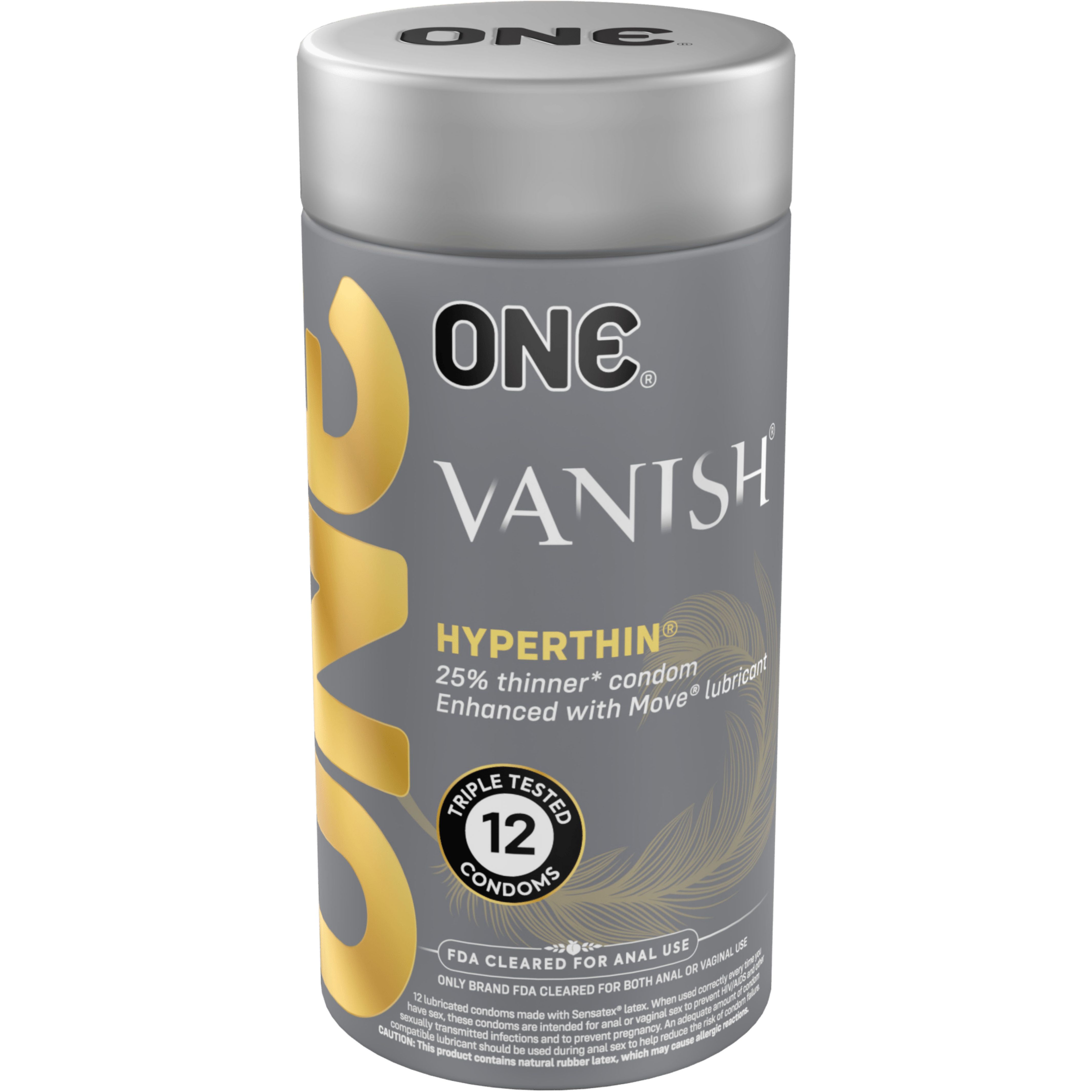 Презервативи One Vanish 12 шт. (ROZ6501053327) - фото 1