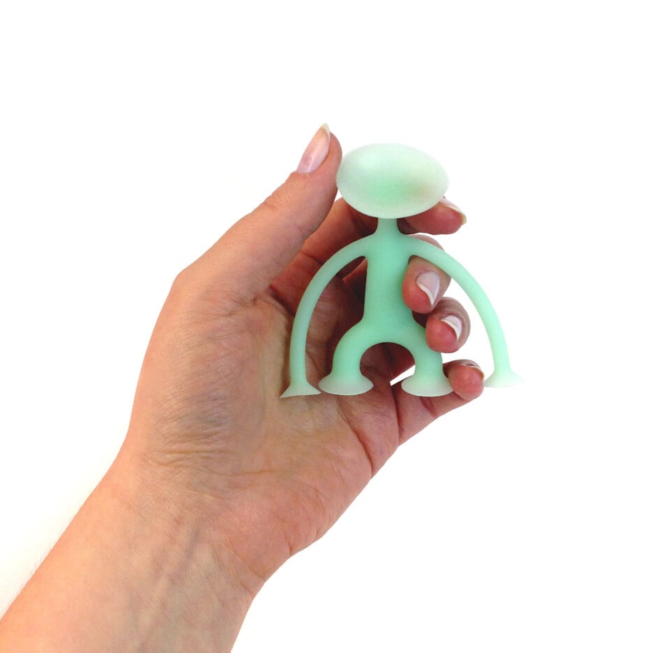 Іграшка-антистрес Moluk Угі малюк Glow, 8 см, флуоресцентна, зелена (43210) - фото 2