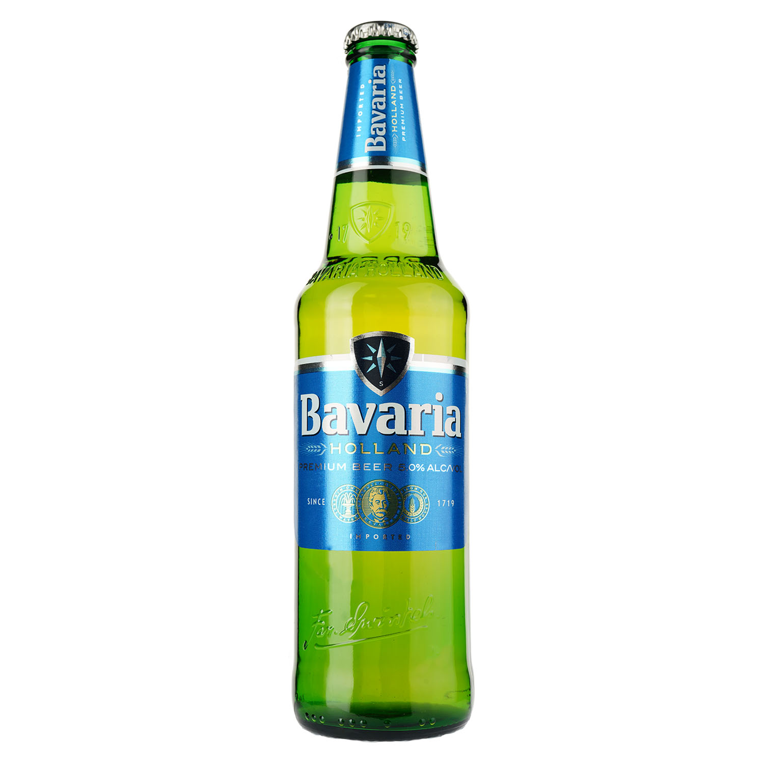 Пиво Bavaria, світле, фільтроване, 5%, 0,5 л - фото 1