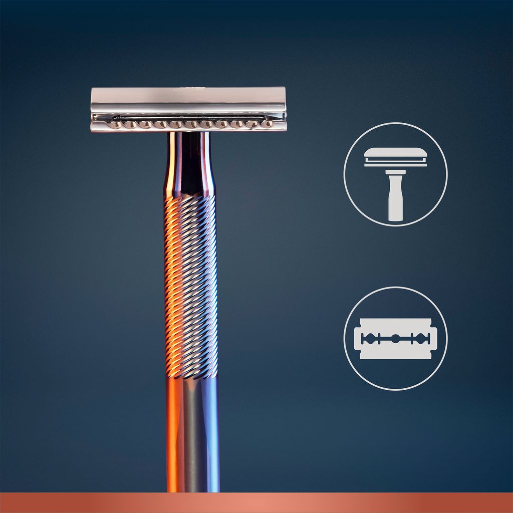 Станок для бритья мужской Gillette King C с 5 сменными лезвиями - фото 4