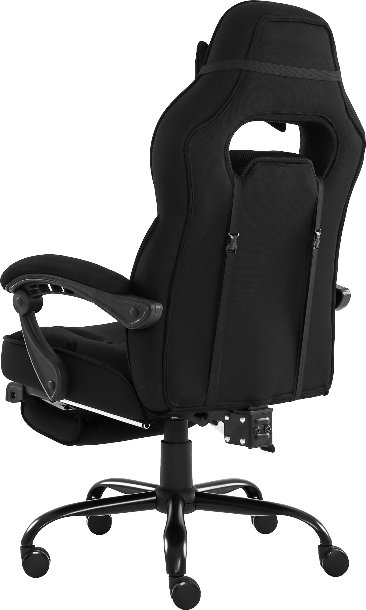 Геймерское кресло GT Racer черное (X-2748 Fabric Black Suede) - фото 7