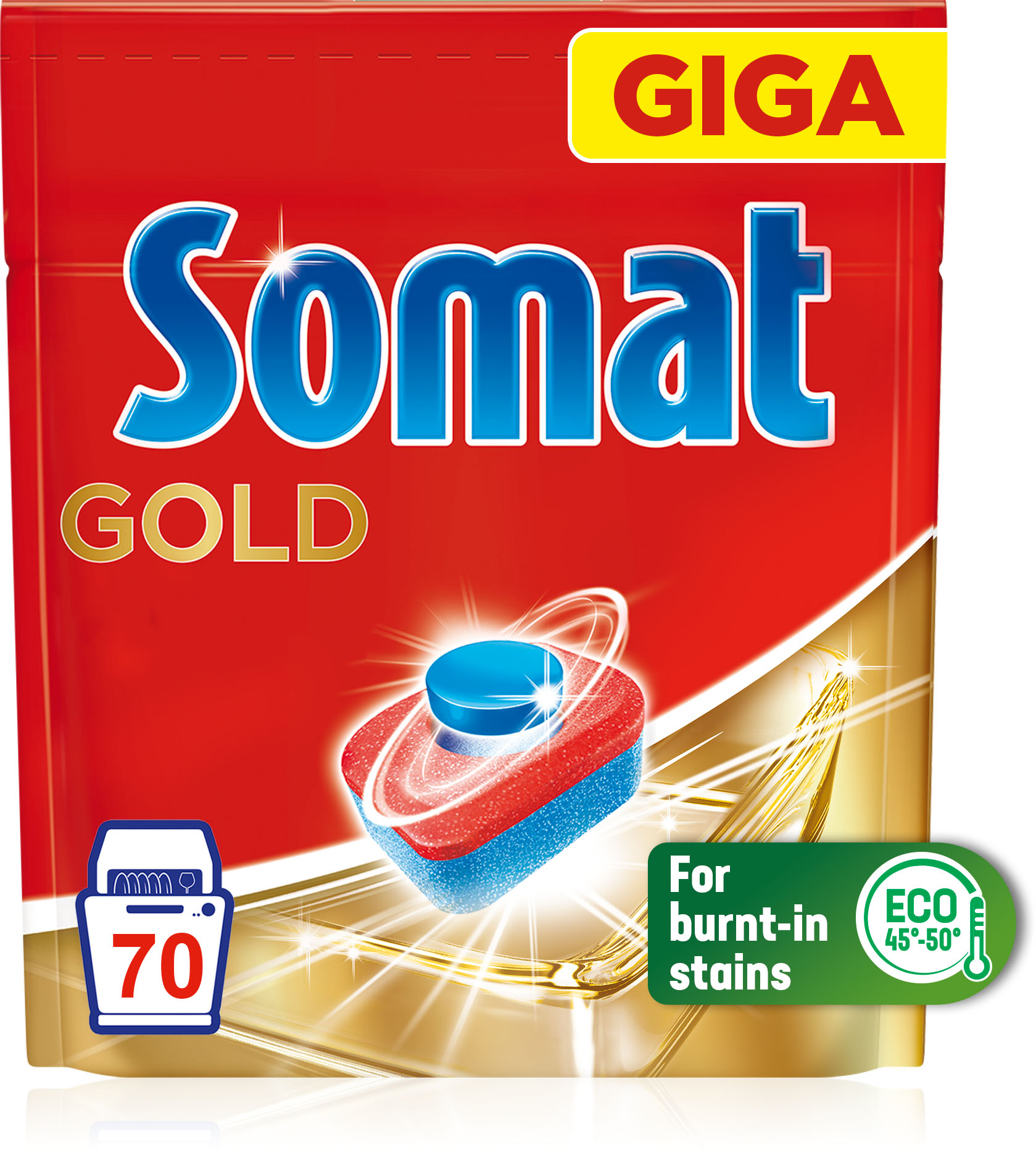 Таблетки для посудомоечной машины Somat Gold 70 шт. - фото 2